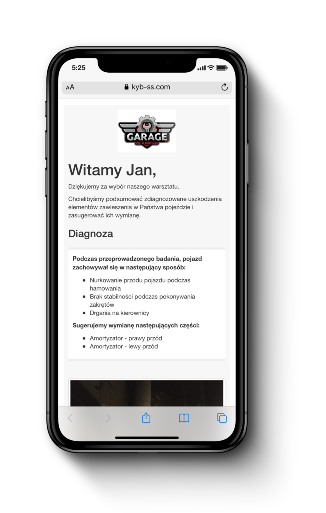 Mobilna aplikacja KYB Suspension Solutions KYB Polska